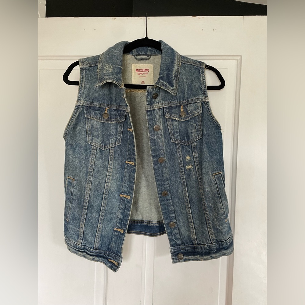 Denim jacket/vest  sleeveless
